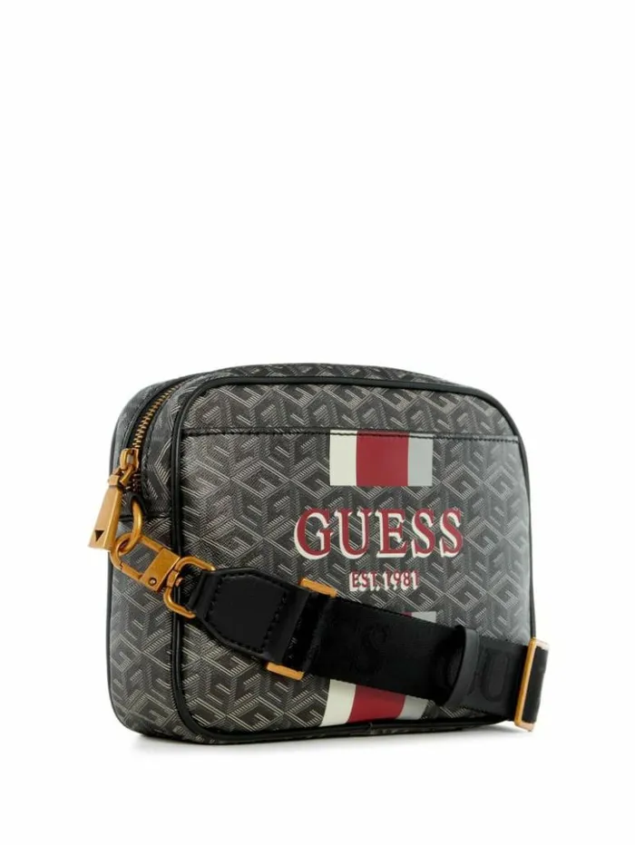 Women GUESS Handbags Vikky Camera Bag Chief Green