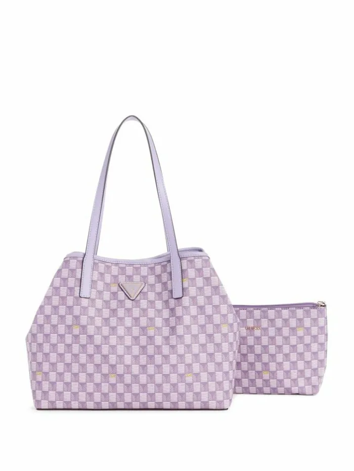 Women GUESS Handbags Vikky Tote Set Light Blue