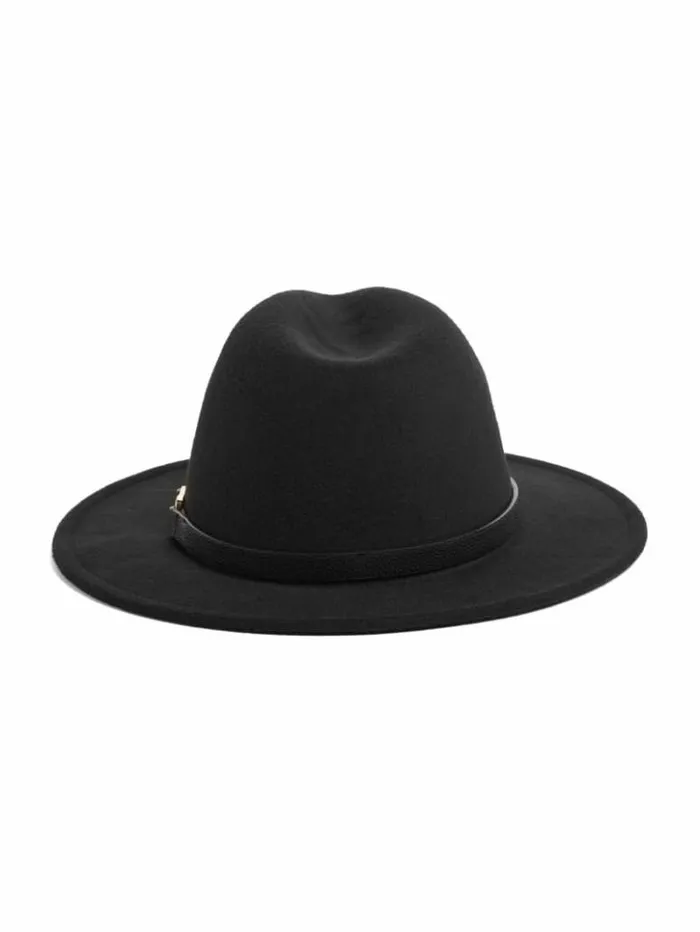 Women GUESS Hats and Scarves Amera Fedora Hat Black