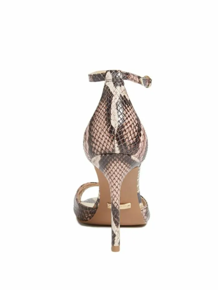 Women GUESS Heels Abiele Leather Stiletto Sandal Light Pink 680