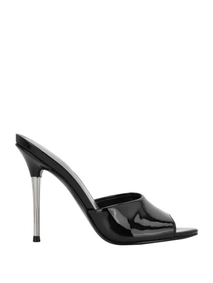 Women GUESS Heels Molle Metal Stiletto Heels Black 002