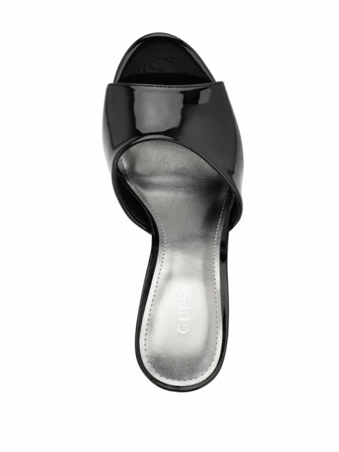 Women GUESS Heels Molle Metal Stiletto Heels Black 002