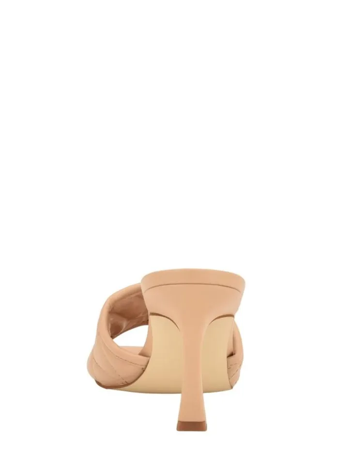 Women GUESS Heels Yana G Logo Heeled Mules Light Natural 110