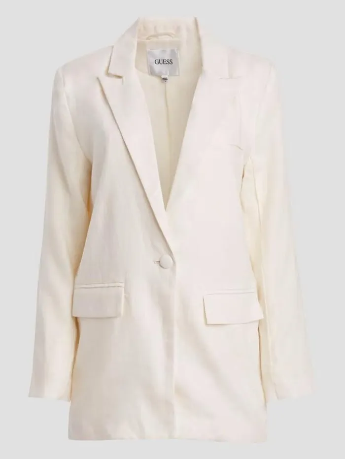 Women GUESS Jackets and Coats Brooke Blazer White Glam