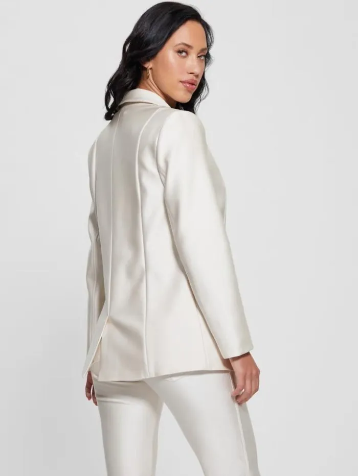 Women GUESS Jackets and Coats Carly Blazer Muted Stone
