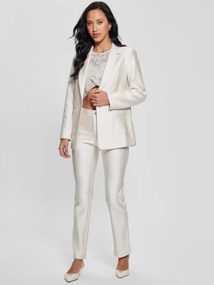 Women GUESS Jackets and Coats Carly Blazer Muted Stone