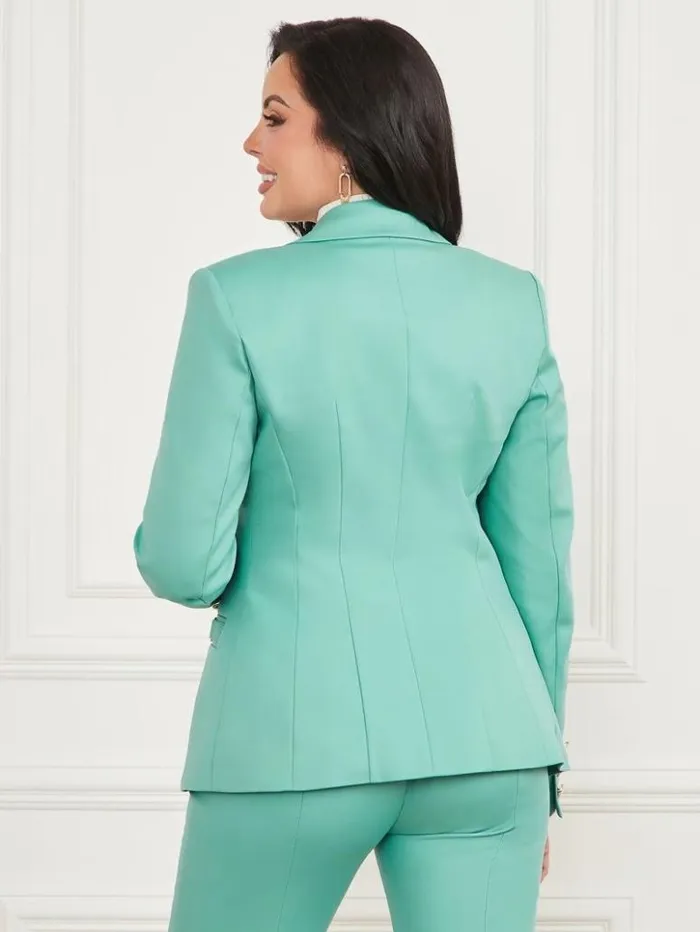Women GUESS Jackets and Coats Franca Blazer Vintage Sky