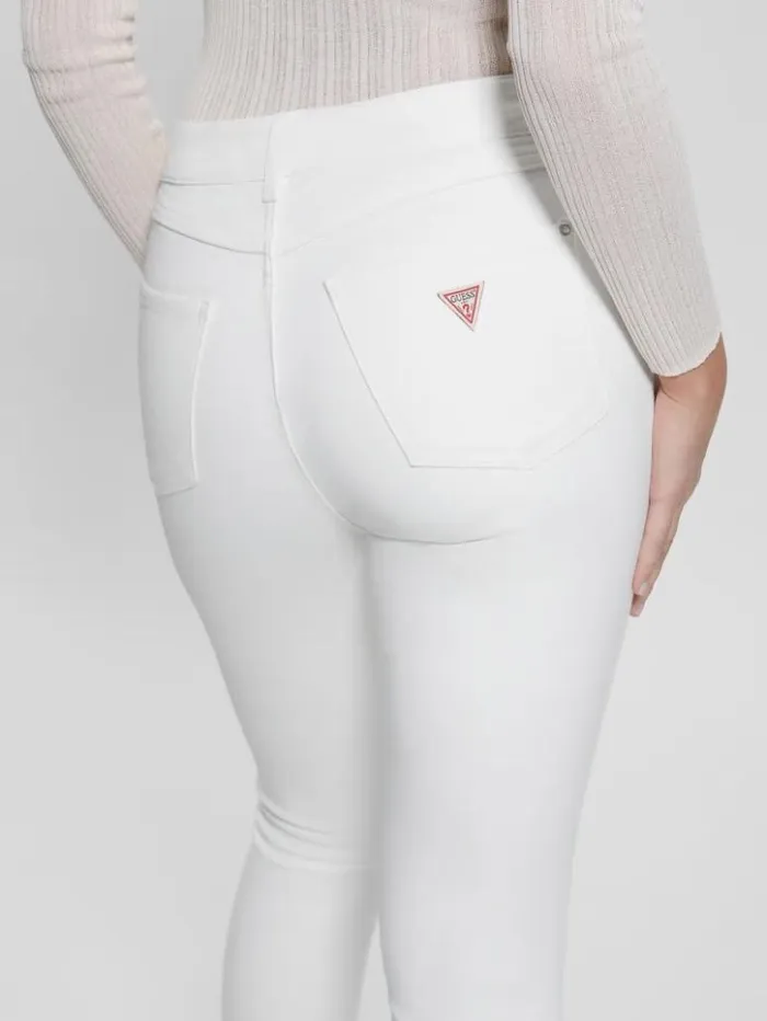 Women GUESS Jeans and Denim Alpha HighRise Skinny Jeans Pure White