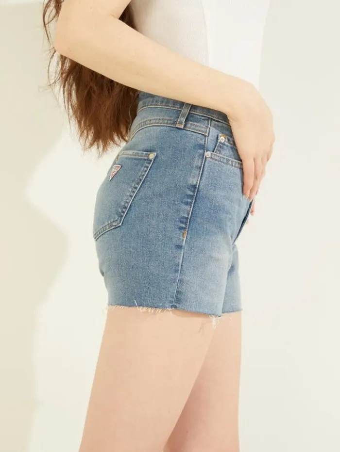Women GUESS Jeans and Denim Eco 1981 Midi Shorts Esterbrook