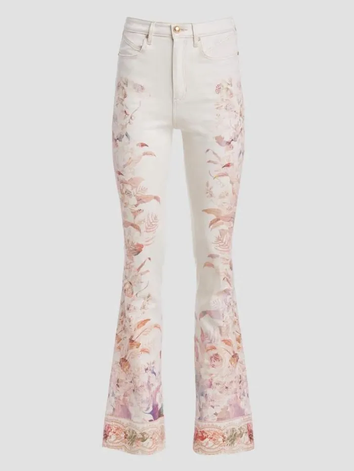 Women GUESS Jeans and Denim Eco Pop 03970s Floral Print Flare Jeans Harmony W Women GUESS Jeans and Denim Eco Pop 03970s Floral Print Flare Jeans Harmony W