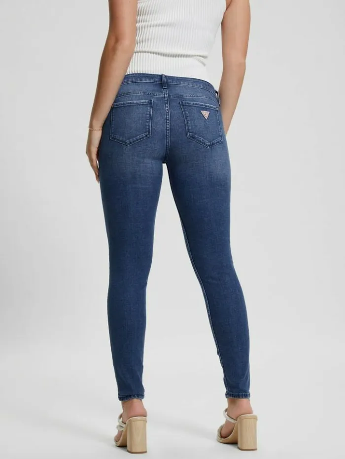 Women GUESS Jeans and Denim Eco Power Skinny Jeans Mystic Blue Wash