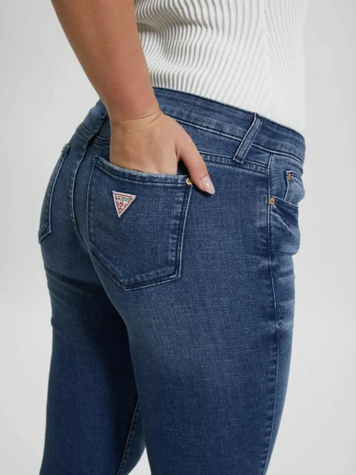 Women GUESS Jeans and Denim Eco Power Skinny Jeans Mystic Blue Wash