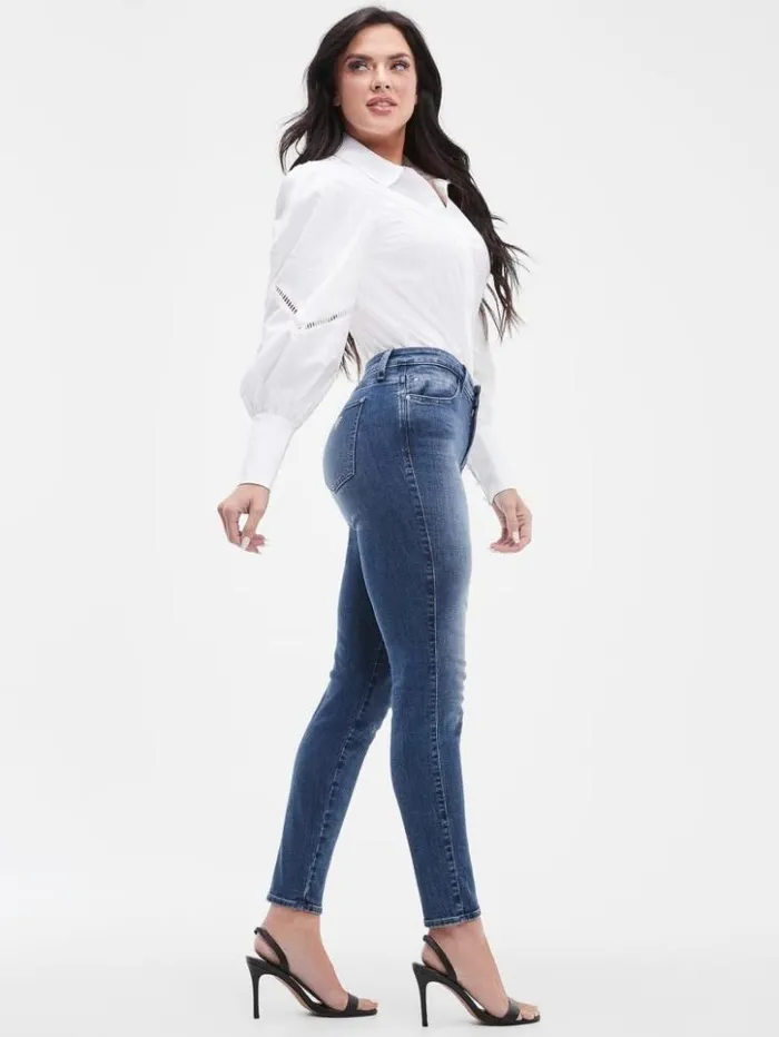 Women GUESS Jeans and Denim Eco Sexy Curve MidRise Skinny Jeans Carnaby Indigo Women GUESS Jeans and Denim Eco Sexy Curve MidRise Skinny Jeans Carnaby Indigo