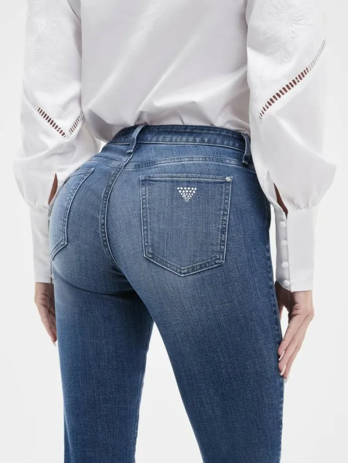 Women GUESS Jeans and Denim Eco Sexy Curve MidRise Skinny Jeans Carnaby Indigo Women GUESS Jeans and Denim Eco Sexy Curve MidRise Skinny Jeans Carnaby Indigo
