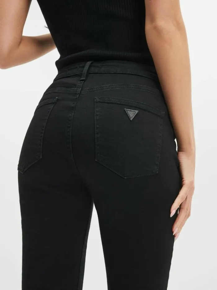 Women GUESS Jeans and Denim Eco Sexy Flared Jeans Carrie Black