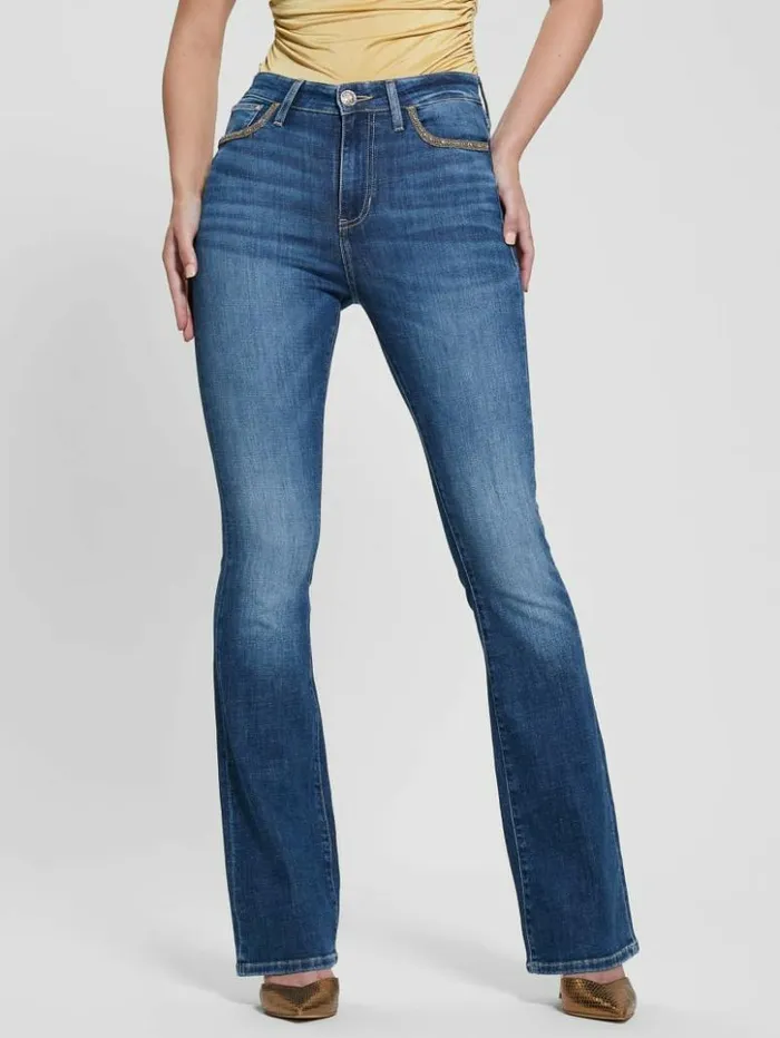 Women GUESS Jeans and Denim Eco Sexy Flared Jeans Etosha