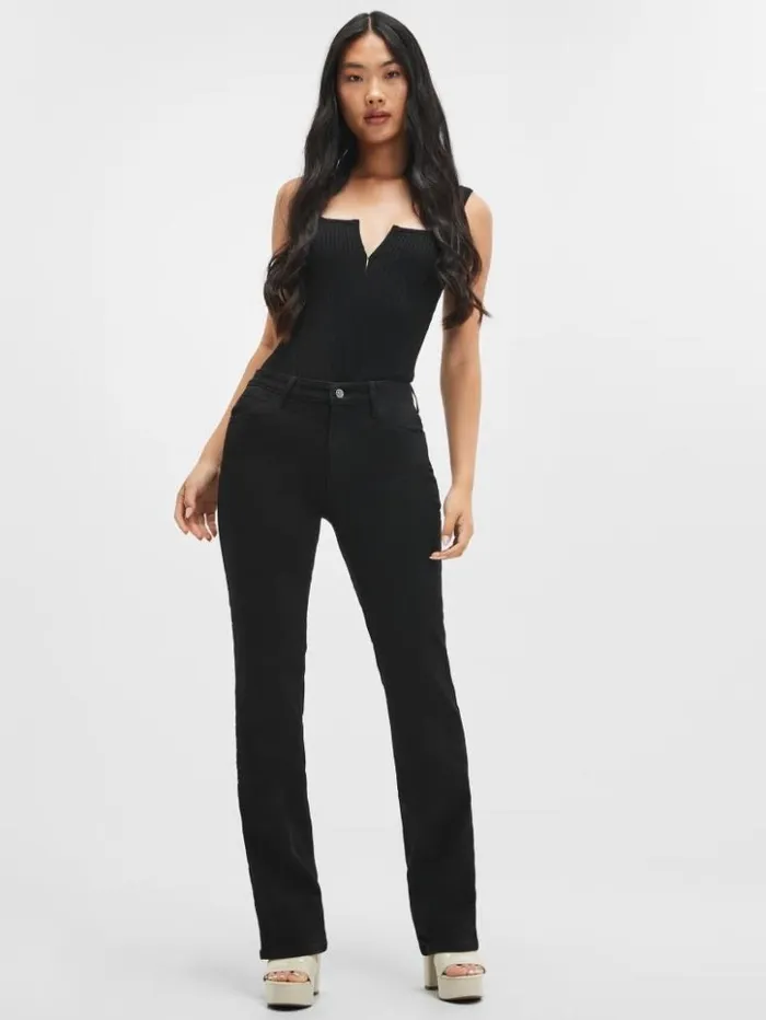 Women GUESS Jeans and Denim Eco Sexy Straight Jeans Carrie Black