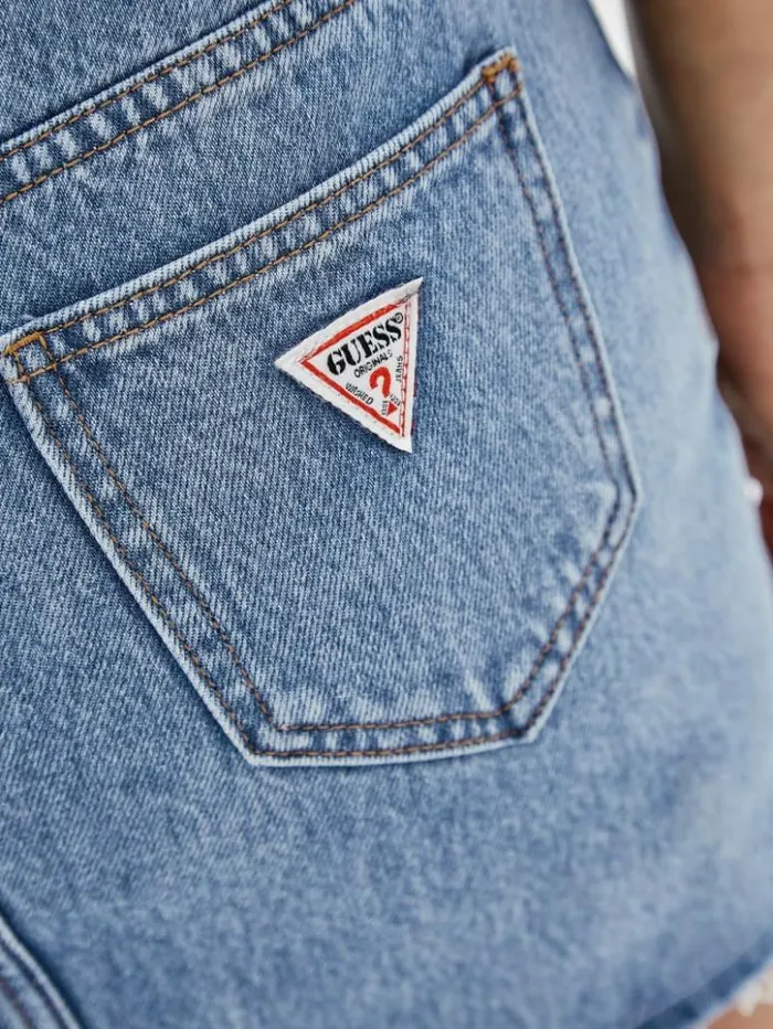 Women GUESS Jeans and Denim GUESS Originals Belted Denim Skirt Go Kitty Medium Wash Women GUESS Jeans and Denim GUESS Originals Belted Denim Skirt Go Kitty Medium Wash