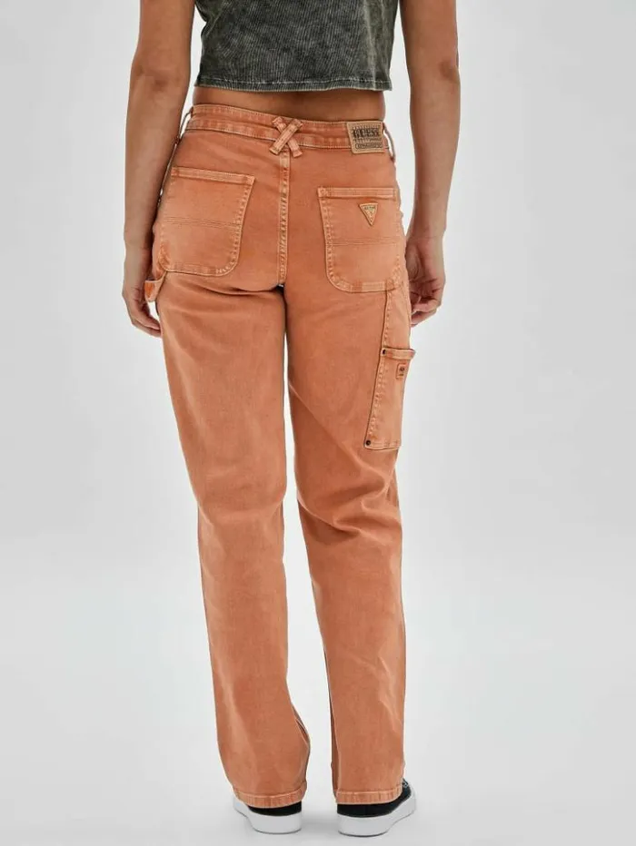 Women GUESS Jeans and Denim GUESS Originals Carpenter Jeans Real Orange Multi Women GUESS Jeans and Denim GUESS Originals Carpenter Jeans Real Orange Multi