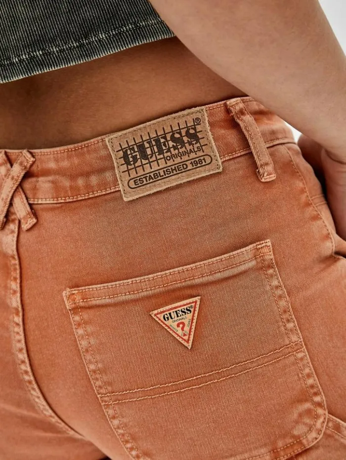 Women GUESS Jeans and Denim GUESS Originals Carpenter Jeans Real Orange Multi Women GUESS Jeans and Denim GUESS Originals Carpenter Jeans Real Orange Multi