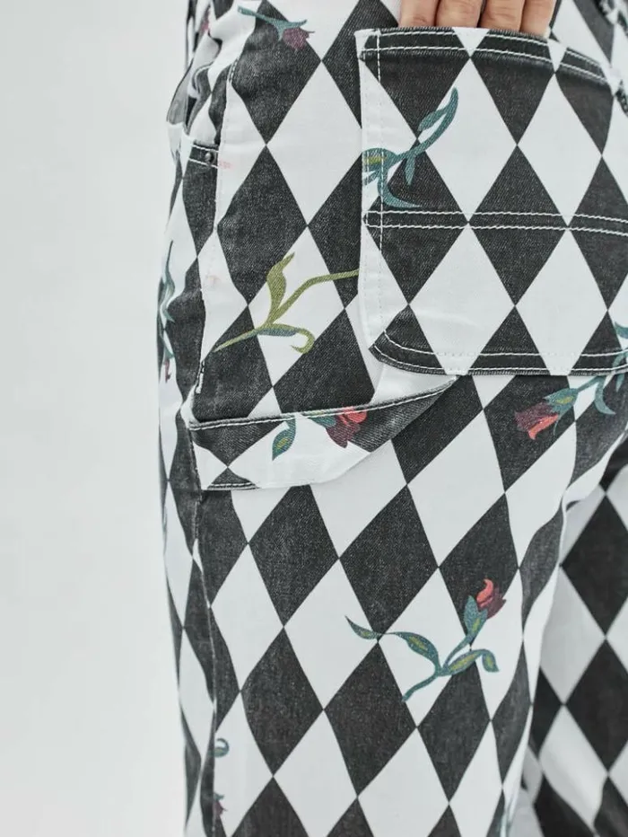 Women GUESS Jeans and Denim GUESS Originals Diamond Carpenter Jeans Jet Black Multi Women GUESS Jeans and Denim GUESS Originals Diamond Carpenter Jeans Jet Black Multi
