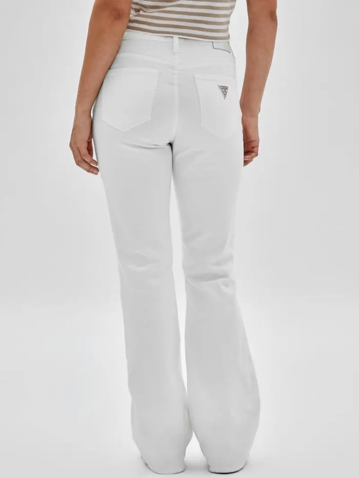Women GUESS Jeans and Denim GUESS Originals Kit Bootcut Jeans Go Aged White Wash Women GUESS Jeans and Denim GUESS Originals Kit Bootcut Jeans Go Aged White Wash