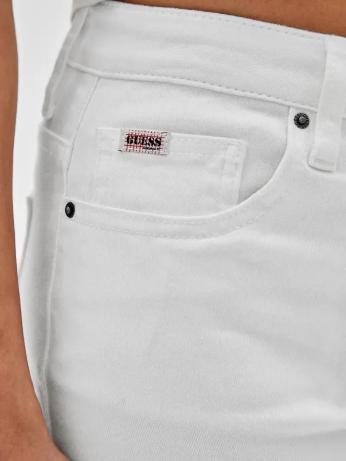 Women GUESS Jeans and Denim GUESS Originals Kit Bootcut Jeans Go Aged White Wash Women GUESS Jeans and Denim GUESS Originals Kit Bootcut Jeans Go Aged White Wash
