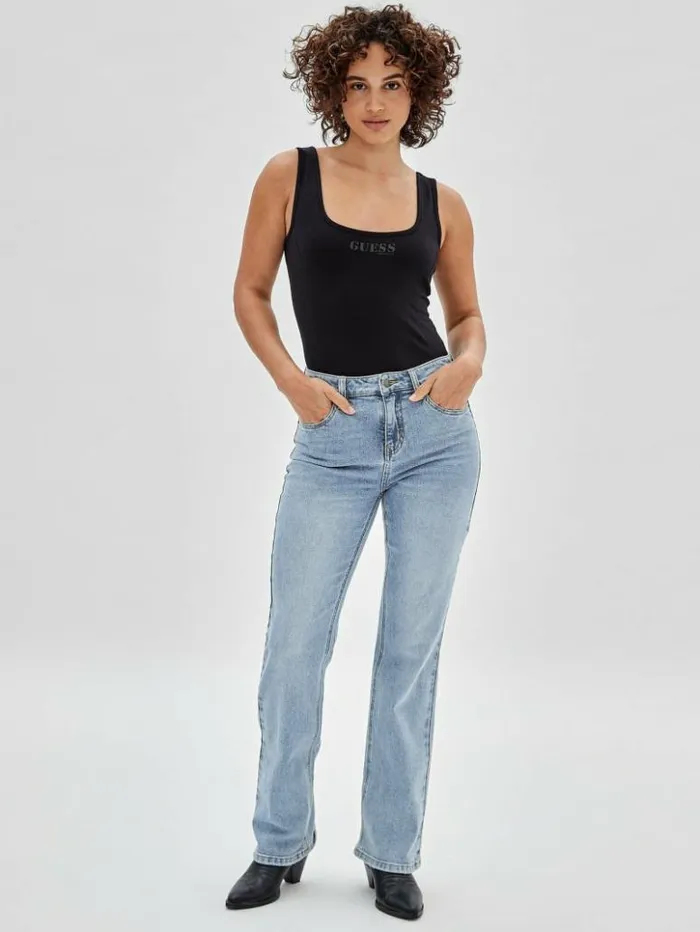 Women GUESS Jeans and Denim GUESS Originals Kit Bootcut Jeans Go Leo Lt Wash Women GUESS Jeans and Denim GUESS Originals Kit Bootcut Jeans Go Leo Lt Wash
