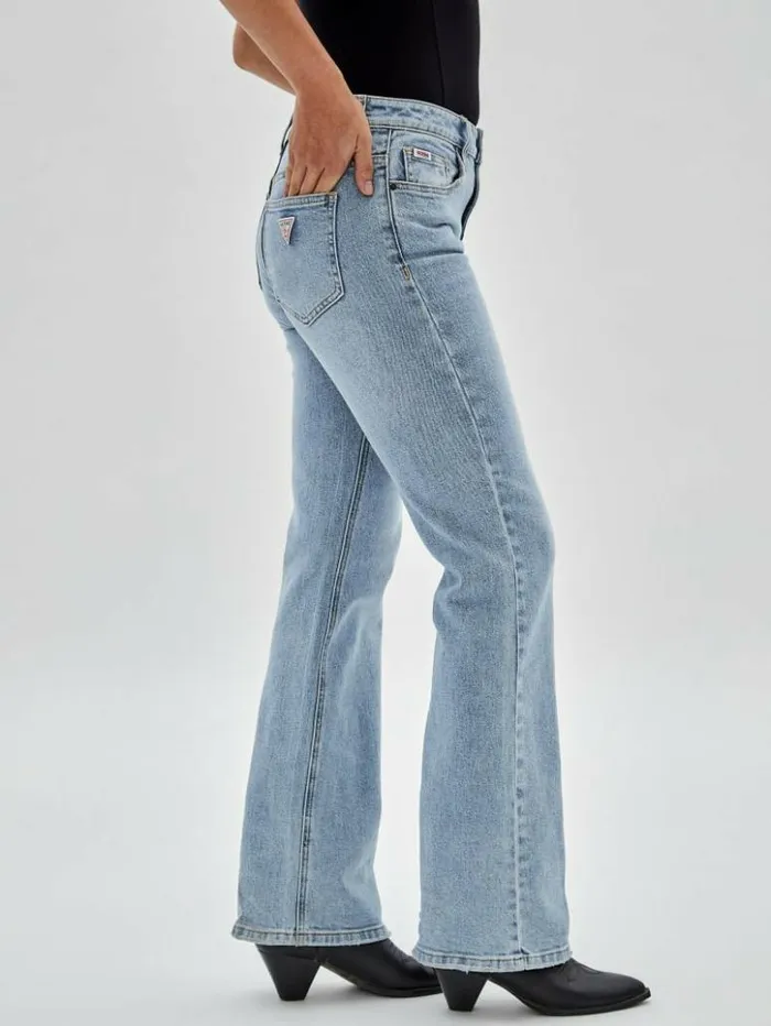 Women GUESS Jeans and Denim GUESS Originals Kit Bootcut Jeans Go Leo Lt Wash Women GUESS Jeans and Denim GUESS Originals Kit Bootcut Jeans Go Leo Lt Wash