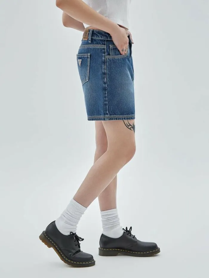 Women GUESS Jeans and Denim GUESS Originals Kit Boyfriend Shorts Go Medium Tameer Wash Women GUESS Jeans and Denim GUESS Originals Kit Boyfriend Shorts Go Medium Tameer Wash