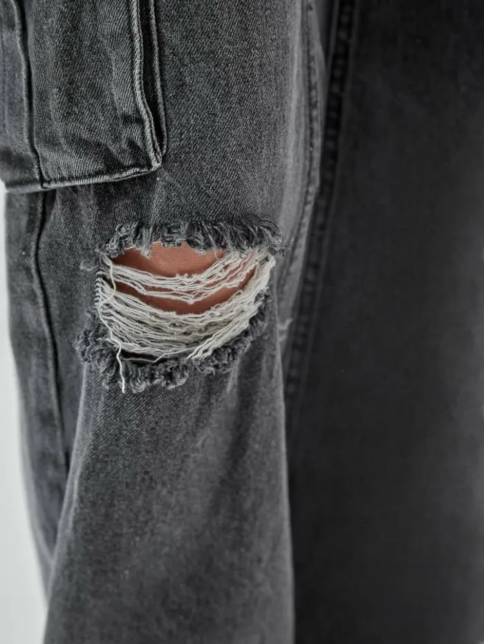 Women GUESS Jeans and Denim GUESS Originals Kit Cargo Distressed Jeans Go Washed Grey Women GUESS Jeans and Denim GUESS Originals Kit Cargo Distressed Jeans Go Washed Grey