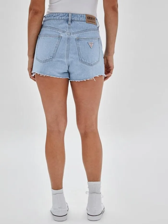 Women GUESS Jeans and Denim GUESS Originals Kit Destroyed Denim Shorts Go Fez Lt Wash Women GUESS Jeans and Denim GUESS Originals Kit Destroyed Denim Shorts Go Fez Lt Wash