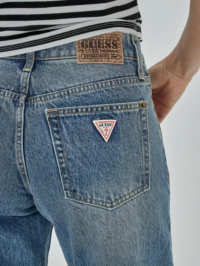 Women GUESS Jeans and Denim GUESS Originals Kit Straight Jeans Go Fez Medium Wash Women GUESS Jeans and Denim GUESS Originals Kit Straight Jeans Go Fez Medium Wash