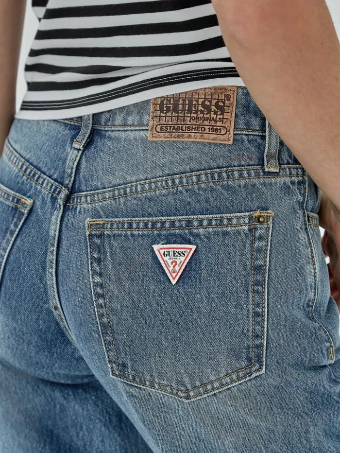 Women GUESS Jeans and Denim GUESS Originals Kit Straight Jeans Go Fez Medium Wash Women GUESS Jeans and Denim GUESS Originals Kit Straight Jeans Go Fez Medium Wash