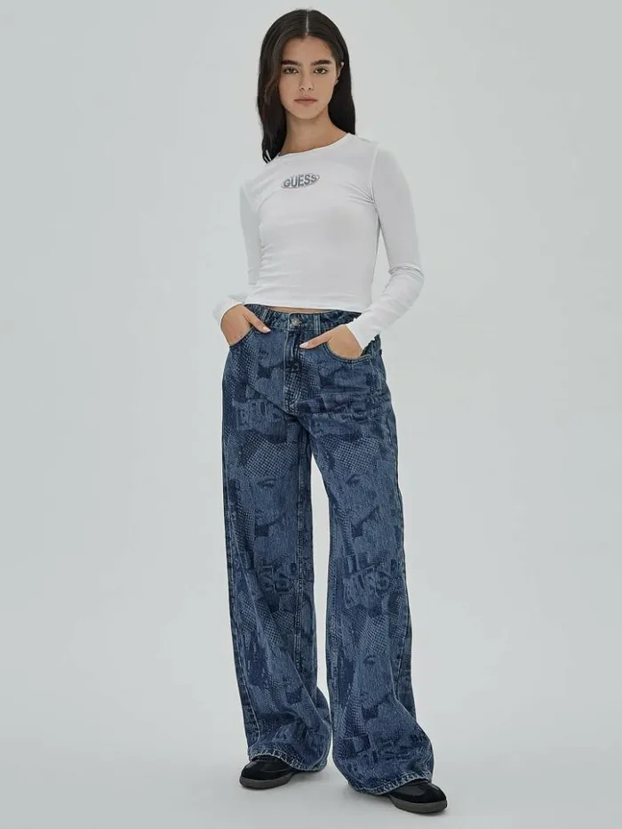 Women GUESS Jeans and Denim GUESS Originals Laser Flare Jeans Originals Dark Wash Women GUESS Jeans and Denim GUESS Originals Laser Flare Jeans Originals Dark Wash