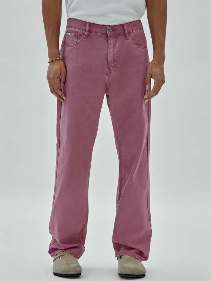 Women GUESS Jeans and Denim GUESS Originals Relaxed Canvas Pants Distressed Damson Multi Women GUESS Jeans and Denim GUESS Originals Relaxed Canvas Pants Distressed Damson Multi