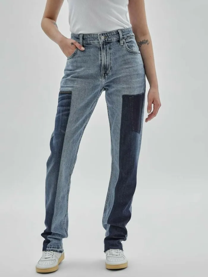 Women GUESS Jeans and Denim GUESS Originals X Homeboy Upcycled Paneled Jeans Upcycled Denim Multi Women GUESS Jeans and Denim GUESS Originals X Homeboy Upcycled Paneled Jeans Upcycled Denim Multi