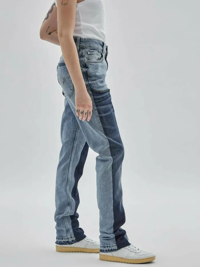 Women GUESS Jeans and Denim GUESS Originals X Homeboy Upcycled Paneled Jeans Upcycled Denim Multi Women GUESS Jeans and Denim GUESS Originals X Homeboy Upcycled Paneled Jeans Upcycled Denim Multi