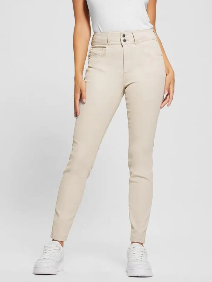 Women GUESS Jeans and Denim Pearl Shape Up HighRise Skinny Jeans Harrogate Pearl Oyster Women GUESS Jeans and Denim Pearl Shape Up HighRise Skinny Jeans Harrogate Pearl Oyster