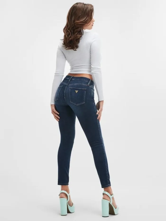 Women GUESS Jeans and Denim Sexy Curve MidRise Skinny Jeans Cumberland