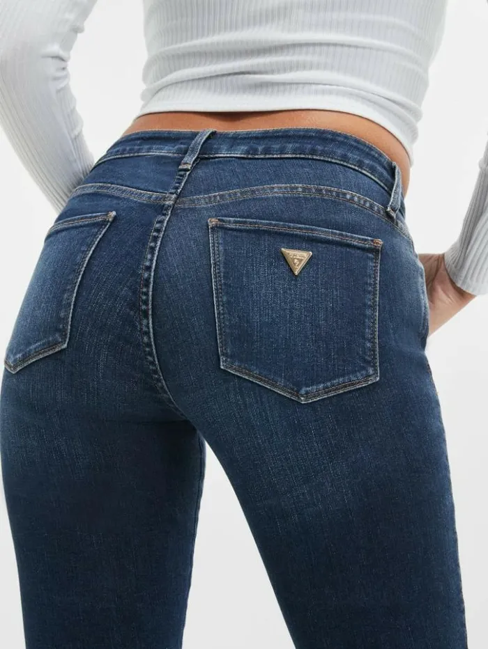 Women GUESS Jeans and Denim Sexy Curve MidRise Skinny Jeans Cumberland