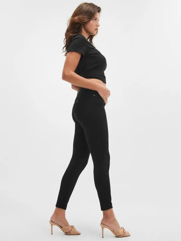 Women GUESS Jeans and Denim Sexy Curve MidRise Skinny Jeans Overdye Black