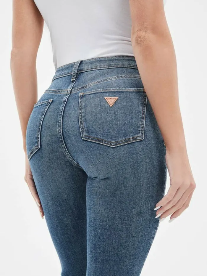 Women GUESS Jeans and Denim Sexy Curve Skinny Jeans Blue Fog Wash