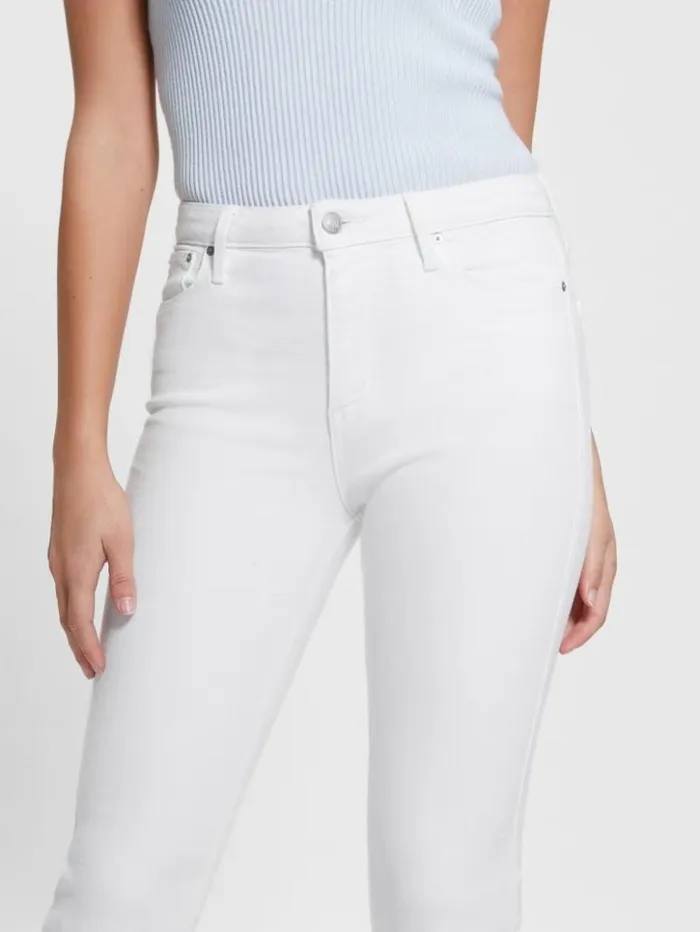 Women GUESS Jeans and Denim Sexy Flared Jeans Pure White