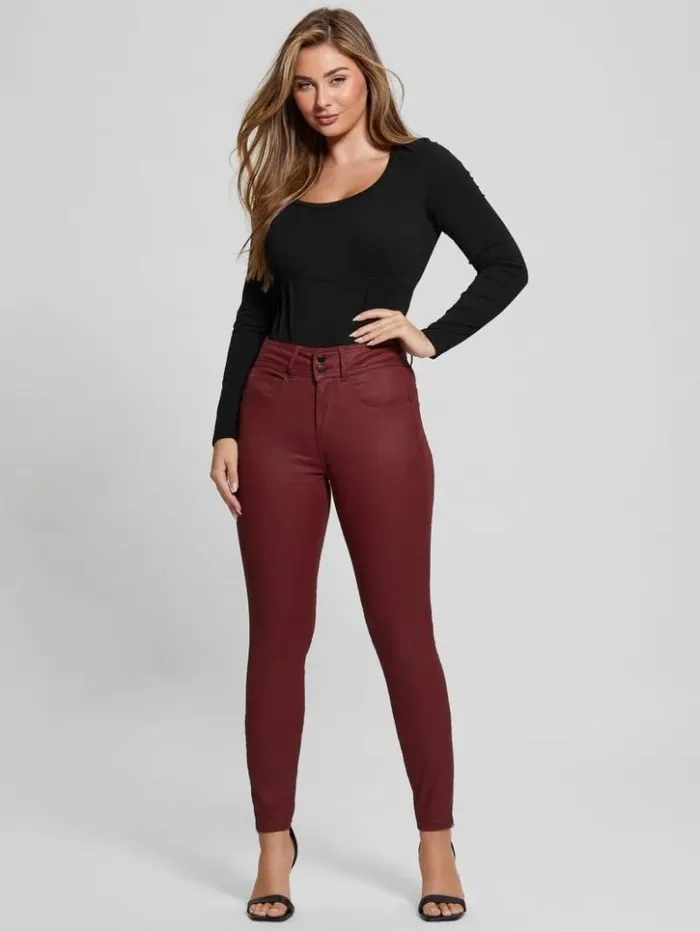 Women GUESS Jeans and Denim Shape Up HighRise Skinny Jeans Harrogate Tahiti Red Women GUESS Jeans and Denim Shape Up HighRise Skinny Jeans Harrogate Tahiti Red
