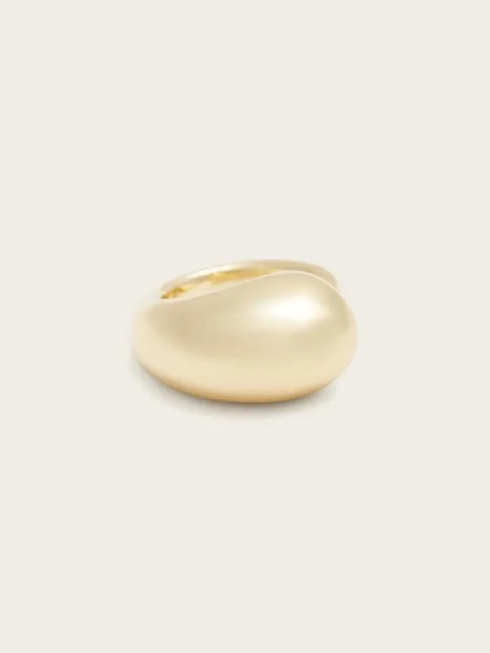 Women GUESS Jewelry GoldTone Swirl Ring Silvergold