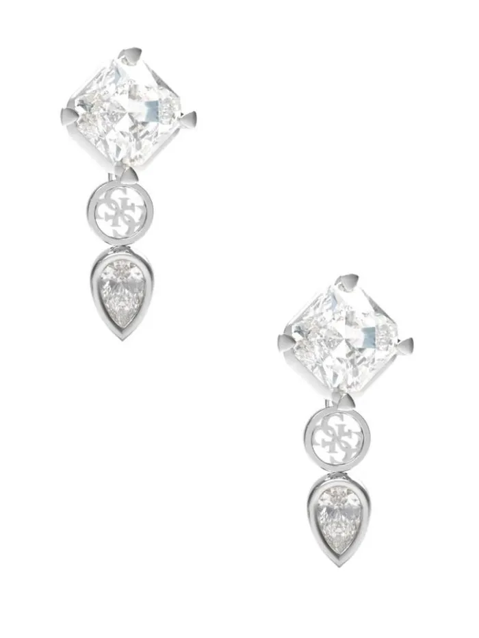 Women GUESS Jewelry Pendant And Quattro G Logo Drop Earrings Rh