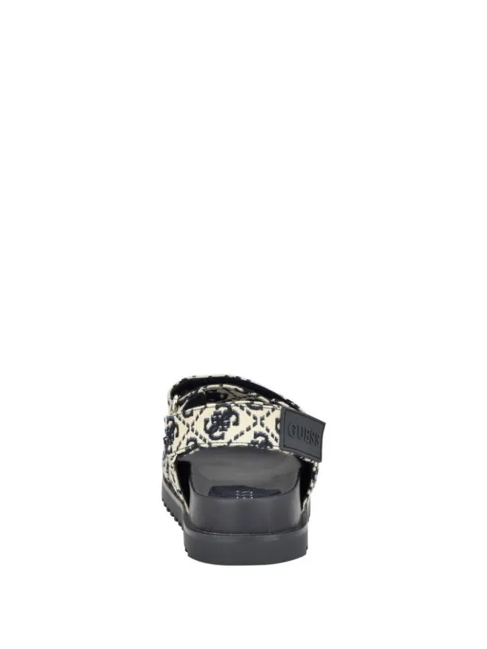 Women GUESS Sandals Fadey Signature Sandals Dark Blue 400