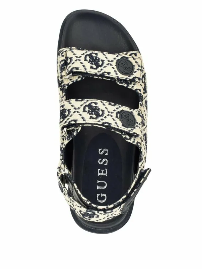 Women GUESS Sandals Fadey Signature Sandals Dark Blue 400