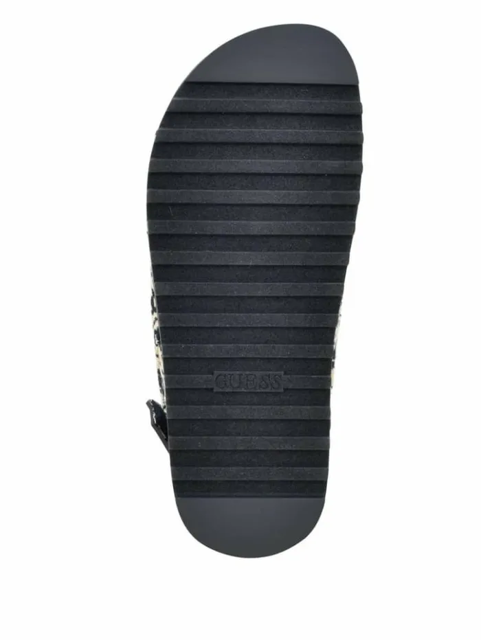 Women GUESS Sandals Fadey Signature Sandals Dark Blue 400